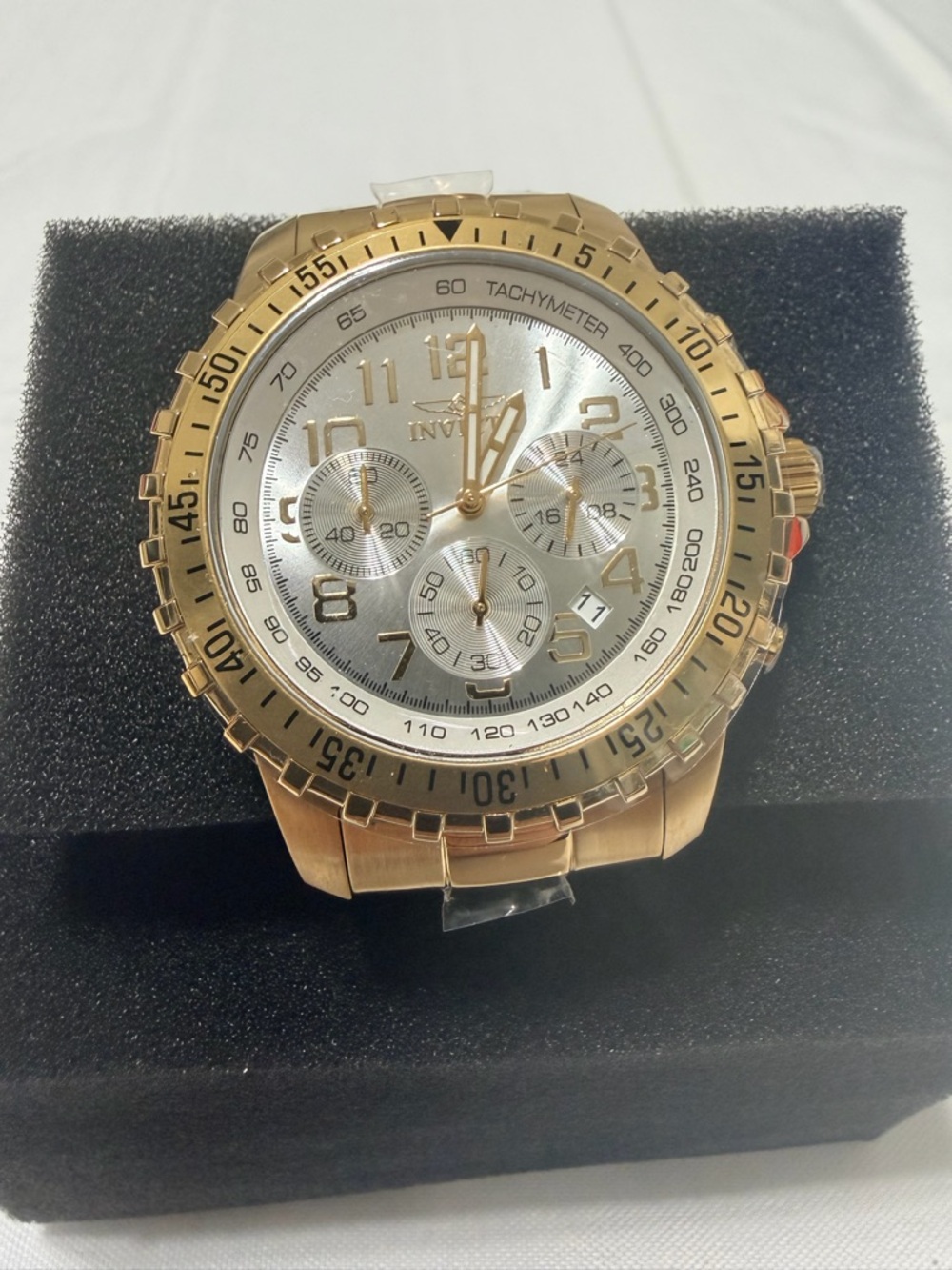 Invicta Gold and Silver Chronograph Men's Watch